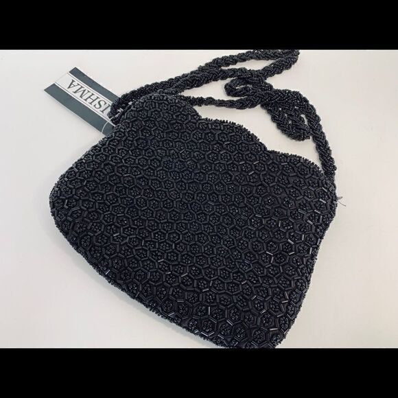 Beaded Clutch Cellphone Purse w Shoulder … - Picture 5 of 7